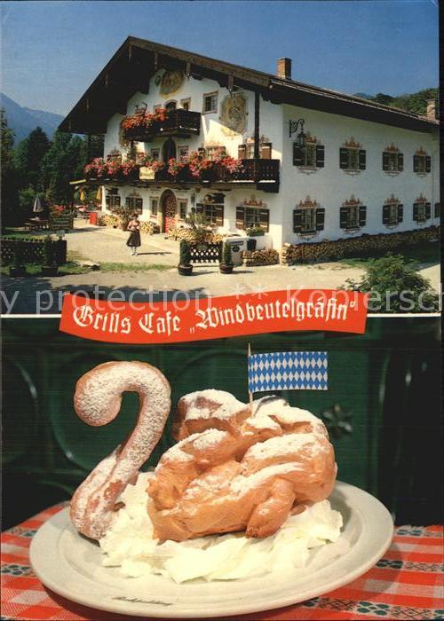 Ruhpolding Bayern Grills Cafe Windbeutelgraefin Muehlbauernhof