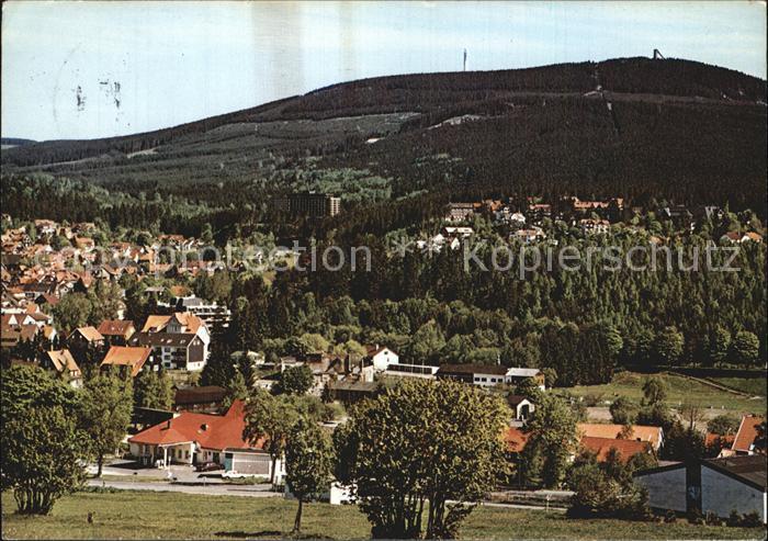 Braunlage Harz Panorama Blick zum Wurmberg