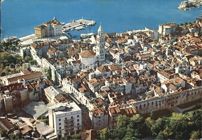 Split Spalato Altstadt Fliegeraufnahme
