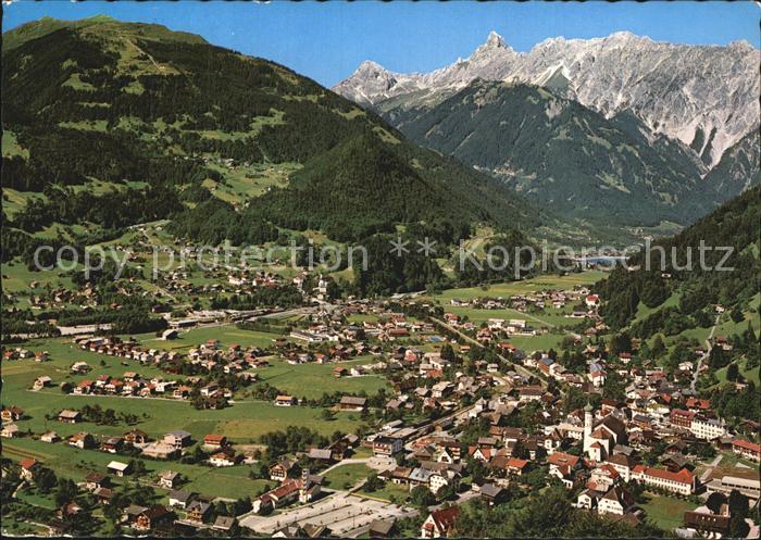 Tschagguns Vorarlberg Panorama mit Golm Vandanser Steinwand Z
