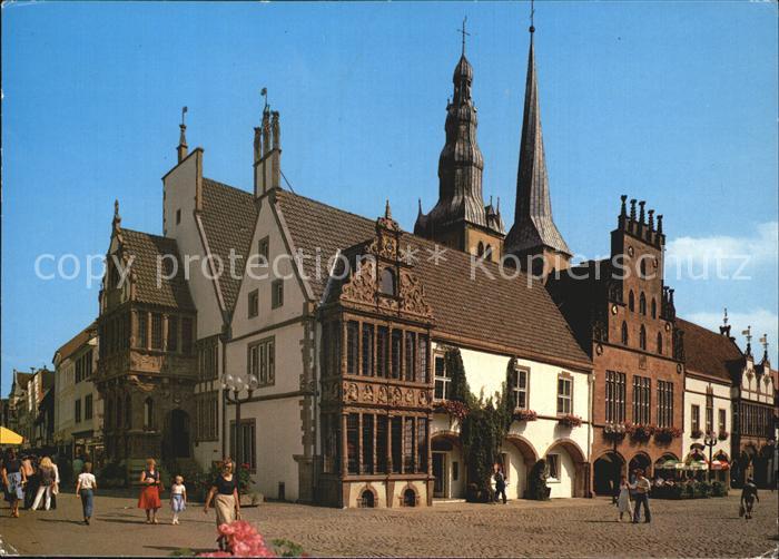 Lemgo Lippe NRW Marktplatz Rathaus Ratsstube Alte Hansestadt