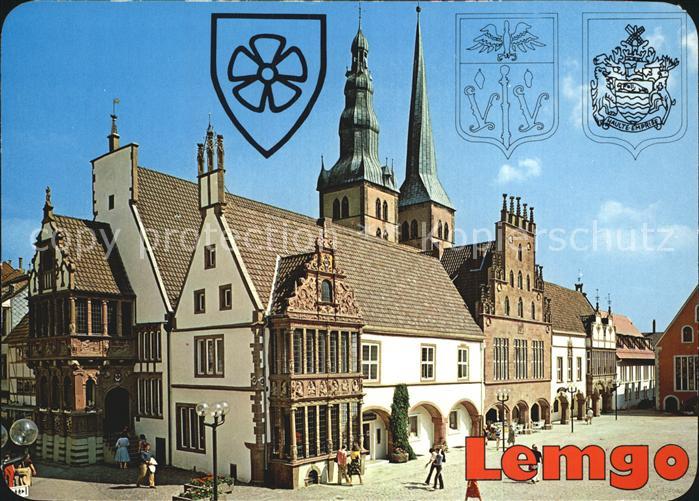 Lemgo Lippe NRW Marktplatz Rathaus Ratsstube Erker Alte Hansestadt