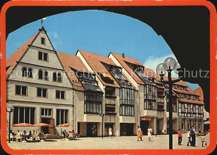 Lemgo Lippe NRW Eckhaeuser Marktplatz Alte Ratswaage Haus Asemissen Alte Hansest