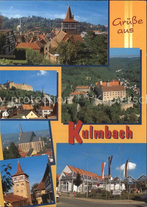 Kulmbach Bayern Altstadt Roter Turm Plassenburg Kirche