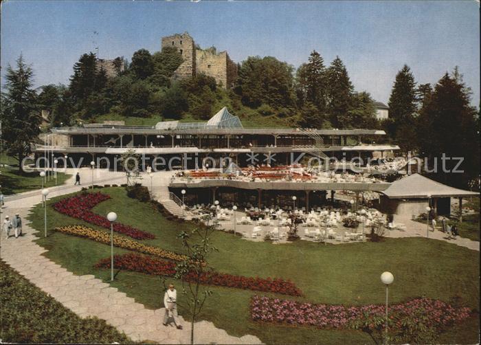 BADENWEILER BW Kurhaus Park Promenade Burgruine Thermalkurort im Schwarzwald