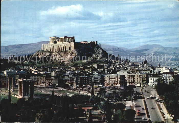 Athen Griechenland Stadtbild mit Akropolis