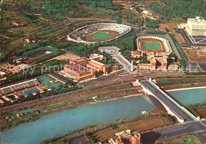 Roma Rom Stadion Fliegeraufnahme
