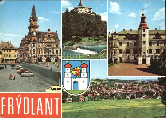 Frydlant Rathaus Burg Schloss Wappen