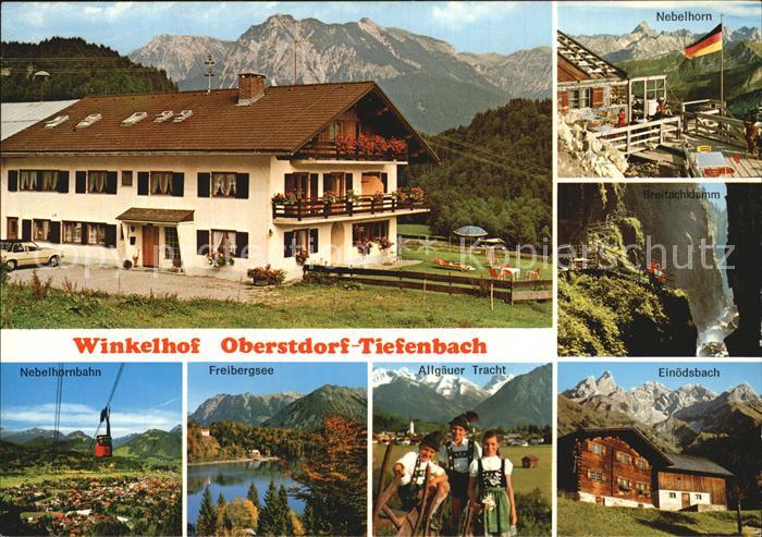 Tiefenbach Oberstdorf Winkelhof Nebelhorn Berggasthof Breitachklamm Einoedsbach