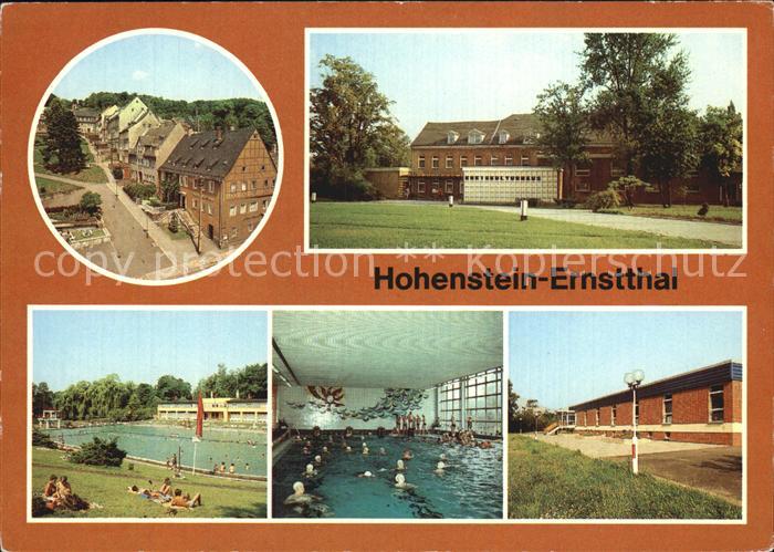 Hohenstein-Ernstthal Altmarkt Kreiskulturhaus Stadtbad Schwimmhalle