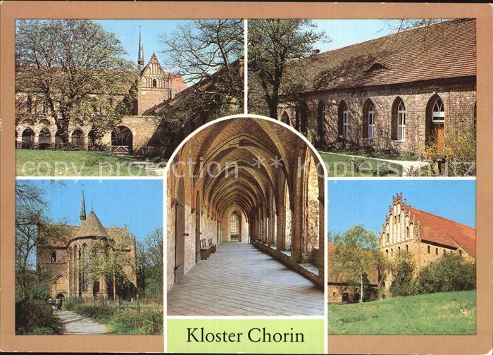 Chorin Kloster Ostfluegel Ostchor mit Dachreiter Kreuzgang Giebel