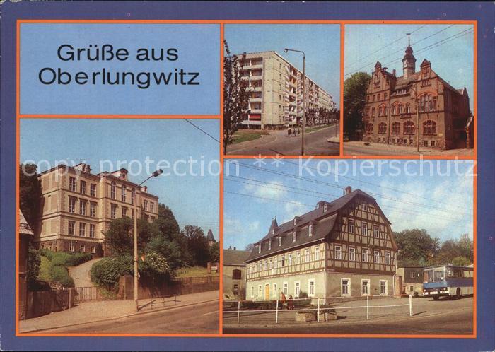 Oberlungwitz Robert Koch Strasse Rathaus Humboldt Oberschule Altes Postgut