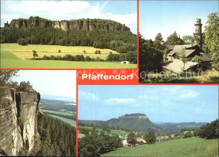 Pfaffendorf Koenigstein Pfaffenstein Aussichtsturm Berggaststaette Weisse Wand F