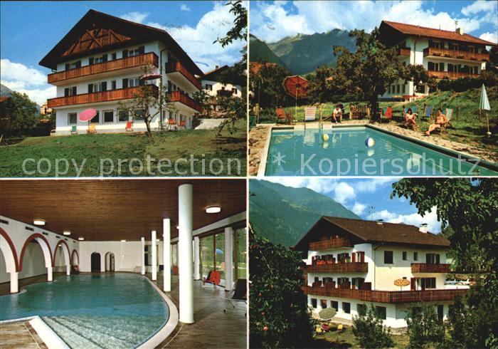 Schenna Meran Pension Garni Walchhof und Katnau Swimming Pool Hallenbad