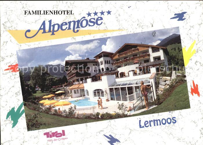 Lermoos Tirol Familienhotel Alpenrose Swimming Pool
