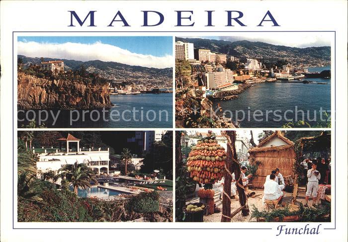 Funchal Panorama Kueste Hotel Restaurant Swimming Pool