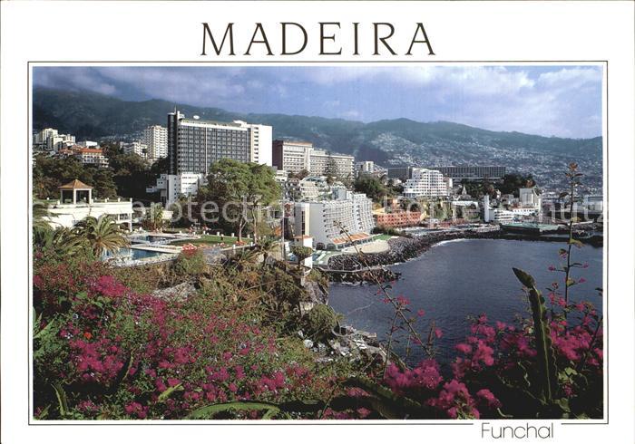 Funchal Algunos dos principais hoteis Hotels an der Kueste