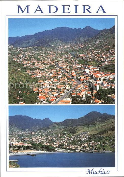 Machico Panorama Kuestenstadt Berge