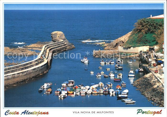 Vila Nova de Milfontes Hafen Kueste