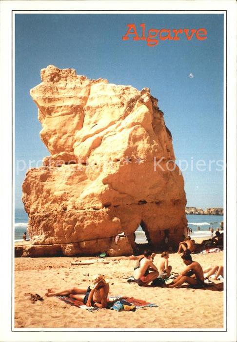 Portimao Praia da Rocha Strand Felskueste Algarve