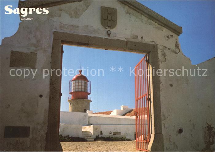 Sagres Algarve Farol do Cabo de Sao Vicente Leuchtturm