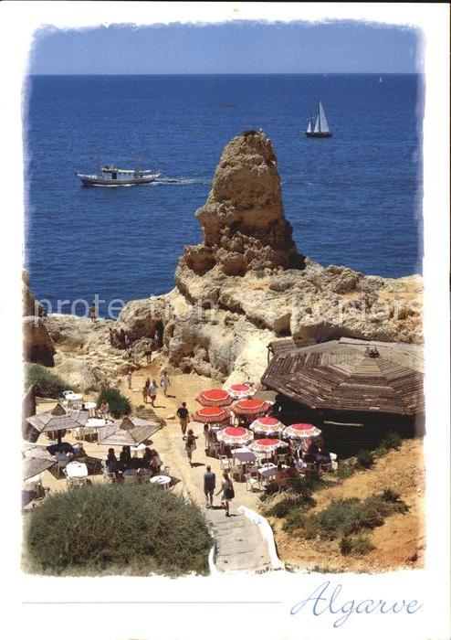 Praia do Carvoeiro Weg zur Kueste Strandcafe