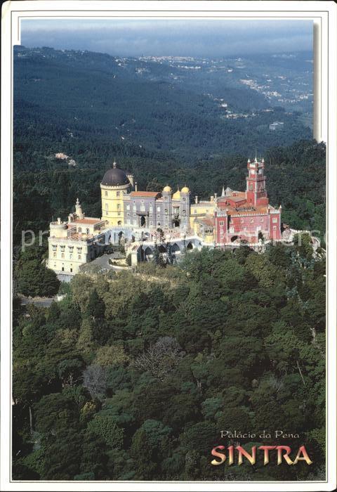 Sintra Palacio da Pena Palast Fliegeraufnahme