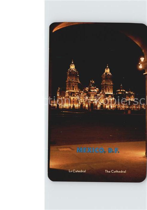Mexico City La Catedral de noche