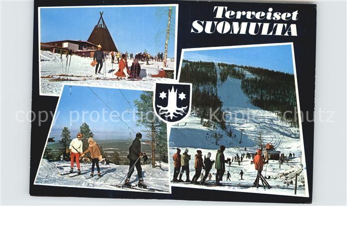 Suomulta Koillis Lappi Suomutunturi Skigebiet