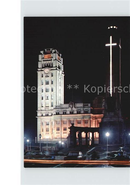 Santa Cruz de Tenerife Plaza de Espana de noche