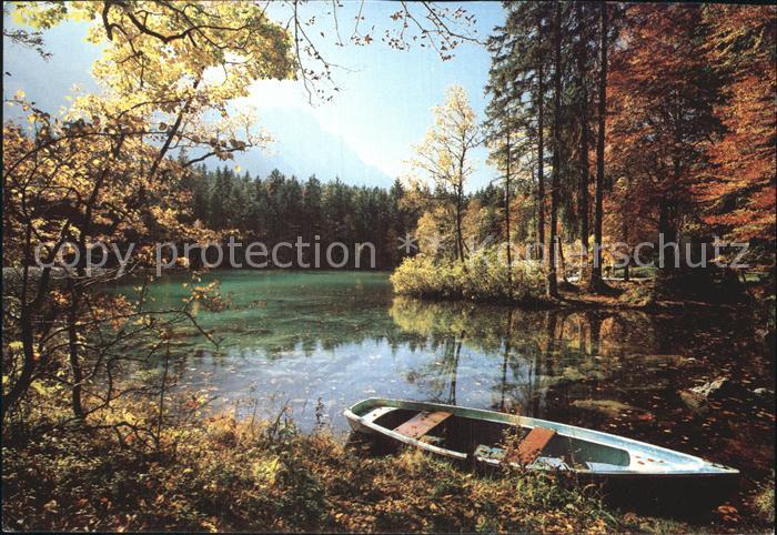 GARMISCH-PARTENKIRCHEN Bayern Badersee Boot