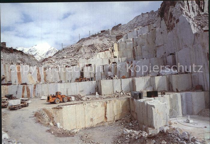Tagebau Daylight Mining Carrara Cave di Marmo Marmorsteinbruch