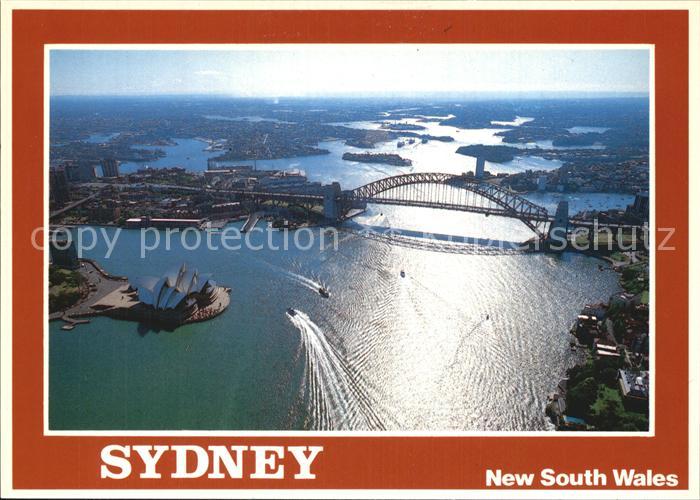 Sydney New South Wales Aerial view of Sydney Harbour