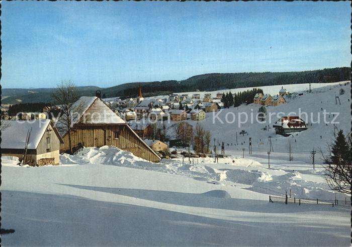 Schonach Schwarzwald Teilansicht