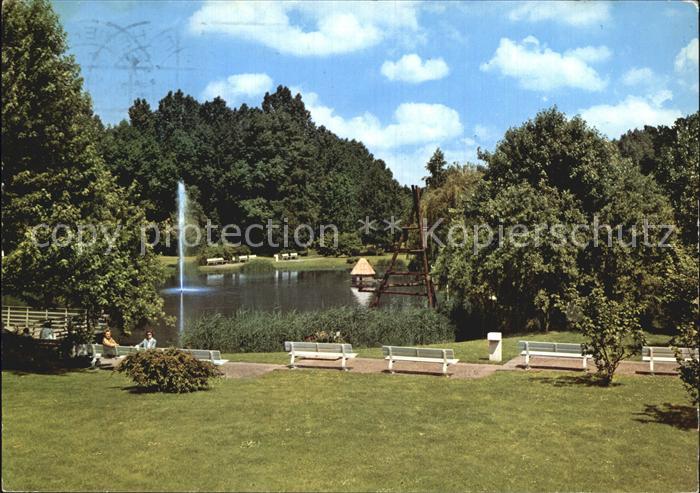 Bad Melle Osnabrueck Stadtpark