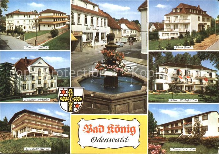 Bad Koenig Odenwald Pension Keller Brunnen Haus Eisele Pension Schaefer Haus Wal