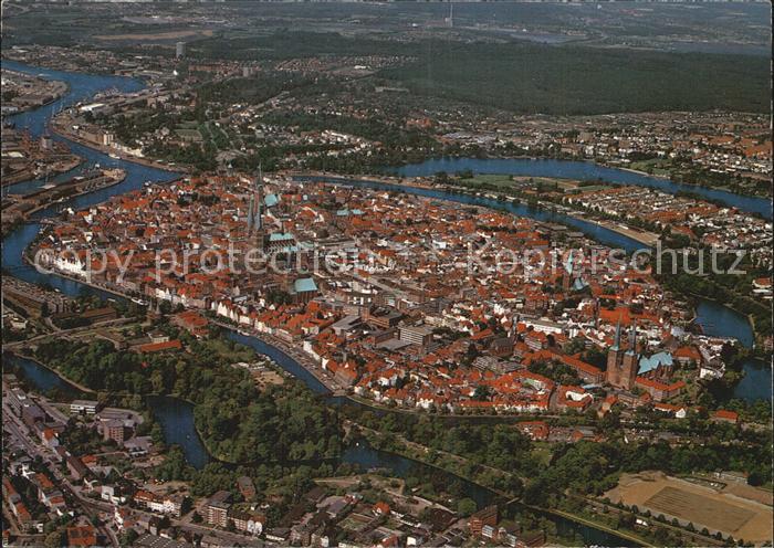 LueBECK CITY Fliegeraufnahme