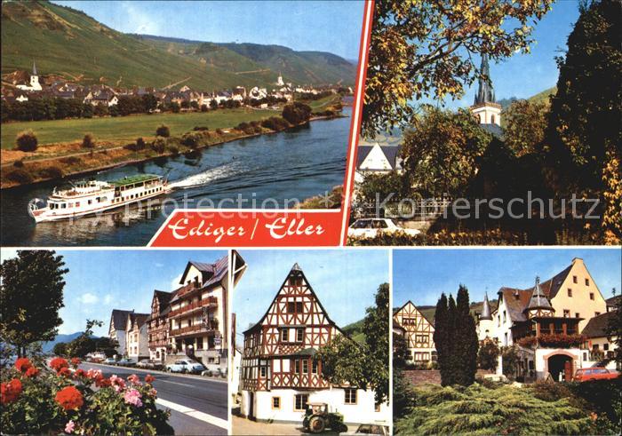 Ediger-Eller Moselpartie Kirche Dorfmotive