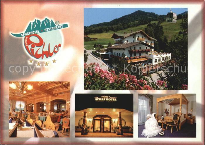 St Johann Pongau Sporthotel Restaurant Pichler Gastraum Zimmer Eingang