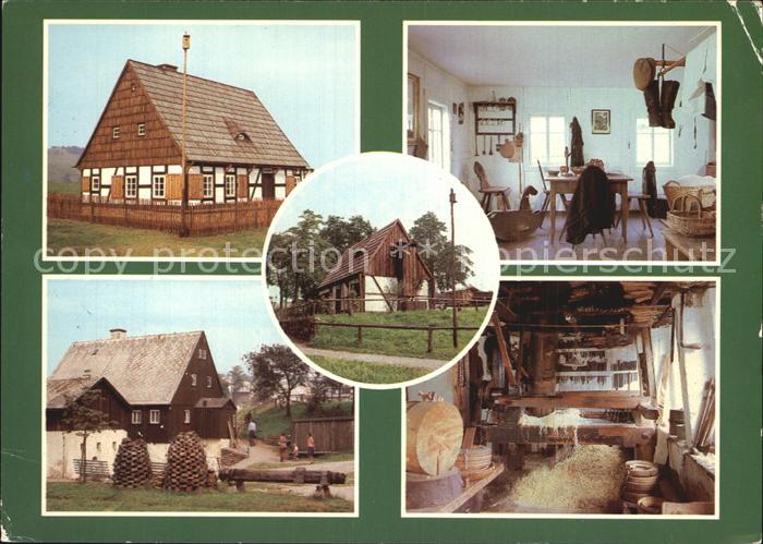 Seiffen Erzgebirge Waldarbeiterhaus Wohnstube Bergmannshaus Wsserkraftdrehwerk D