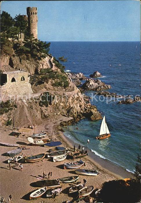 Lloret de Mar Sa Caleta Strand Castell