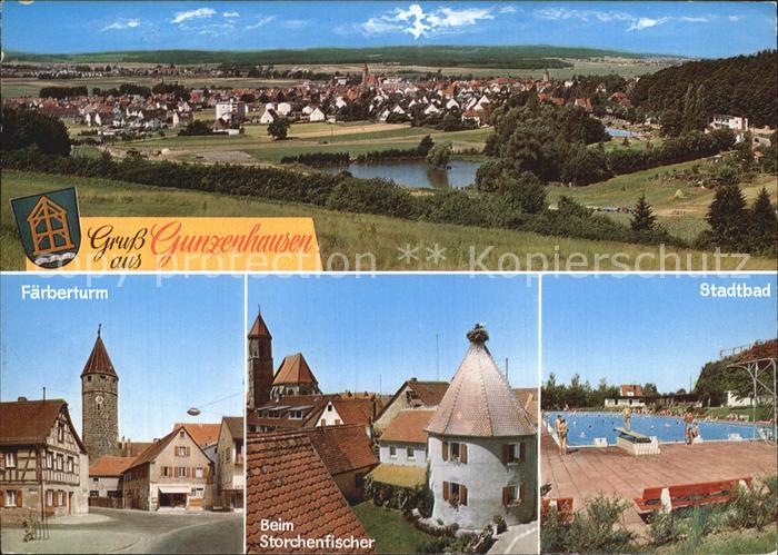Gunzenhausen Altmuehlsee Panorama Faerberturm Beim Storchenfischer Stadtbad
