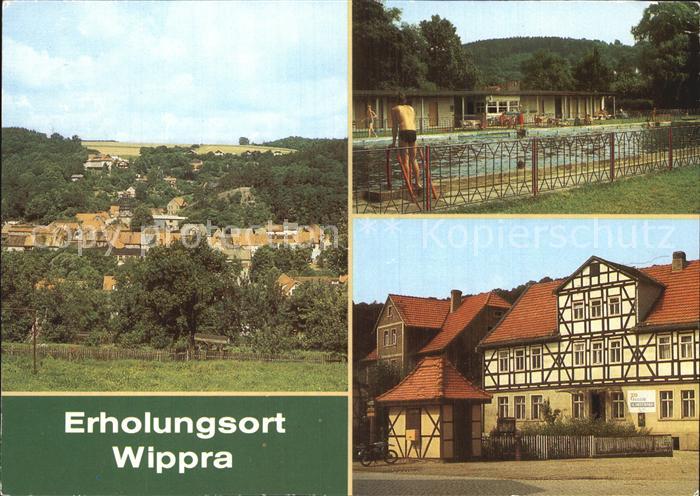Wippra Panorama Freibad HOG Schieferhaus