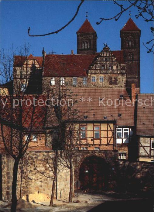 Quedlinburg Harz Stiftskirche und Schloss