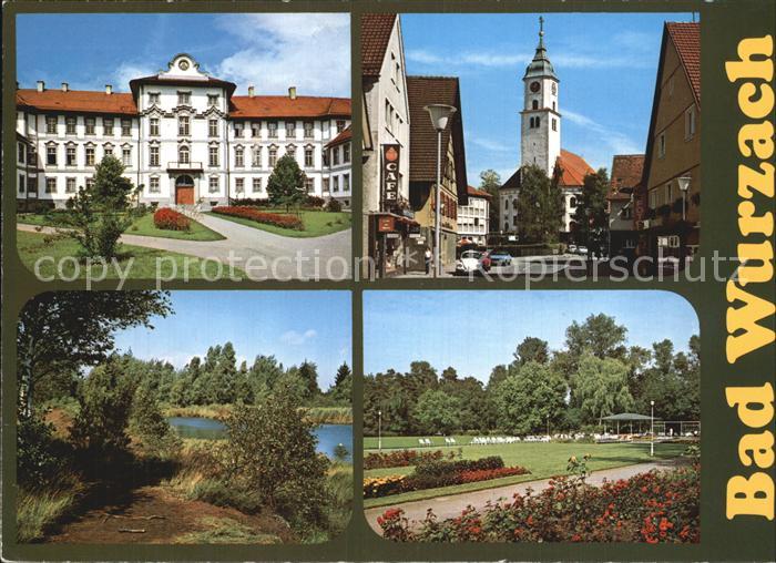 Bad Wurzach Kurhaus Kirche Park Teich