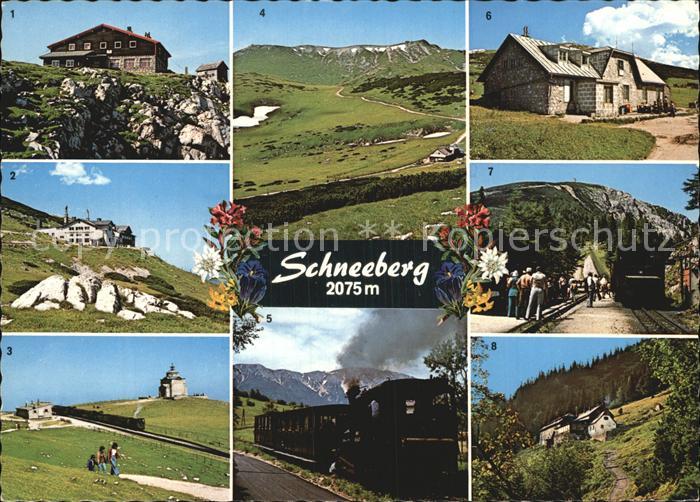 Schneeberg Oesterreich Fischerhuette Berghaus Hochschneeberg Bahnstation Elisabe