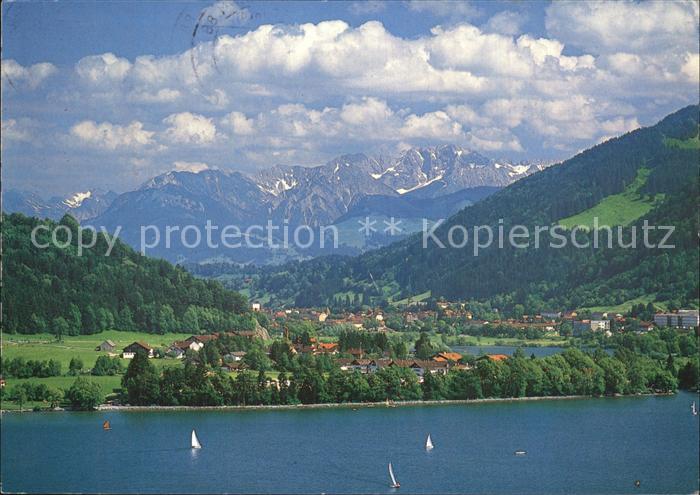 Buehl Alpsee mit Immenstadt und Daumen
