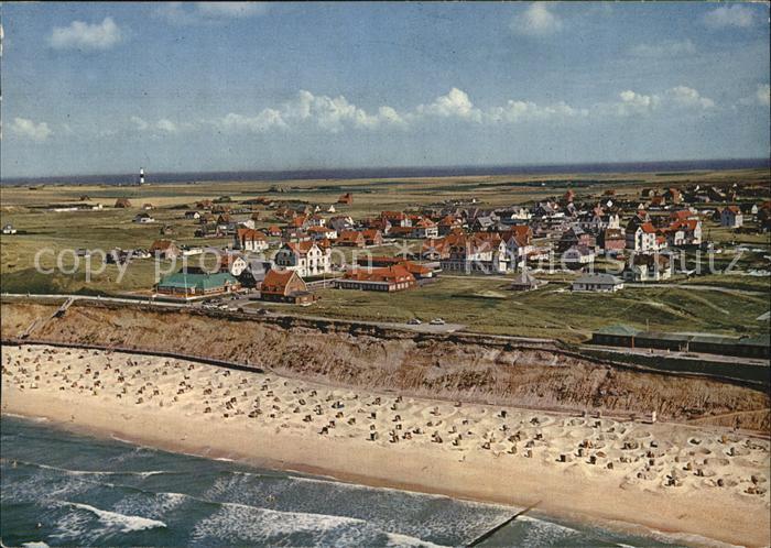 Wenningstedt Sylt Fliegeraufnahme