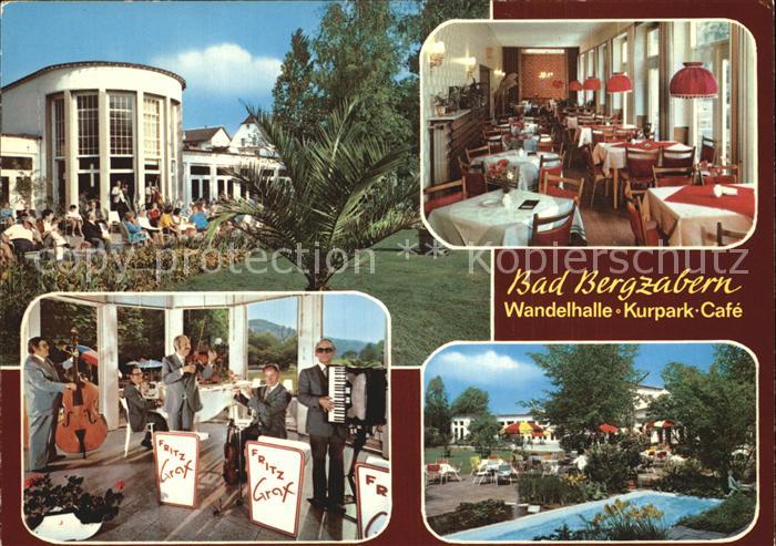 Bad Bergzabern Kurhaus Speisesaal Band Schwimmbad