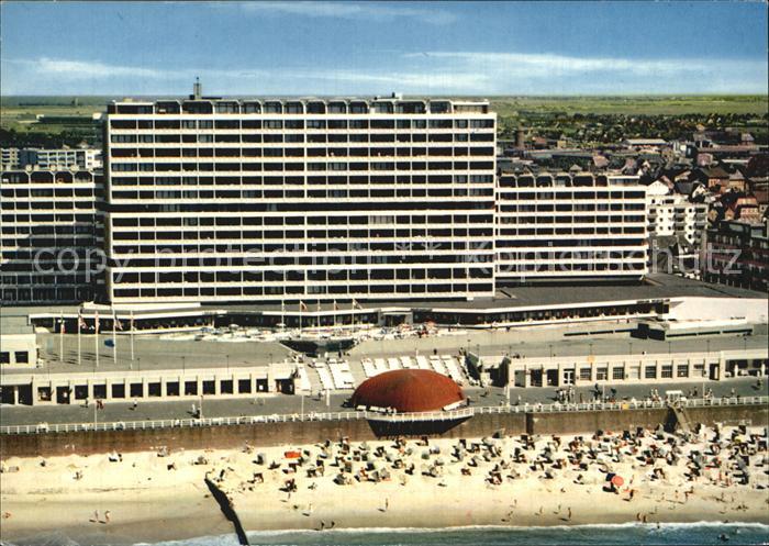 Westerland Sylt Strand Hotels Fliegeraufnahme